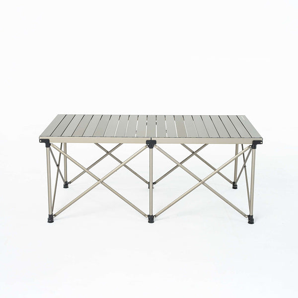 Aluminum Alloy Egg Roll Table Gray Max