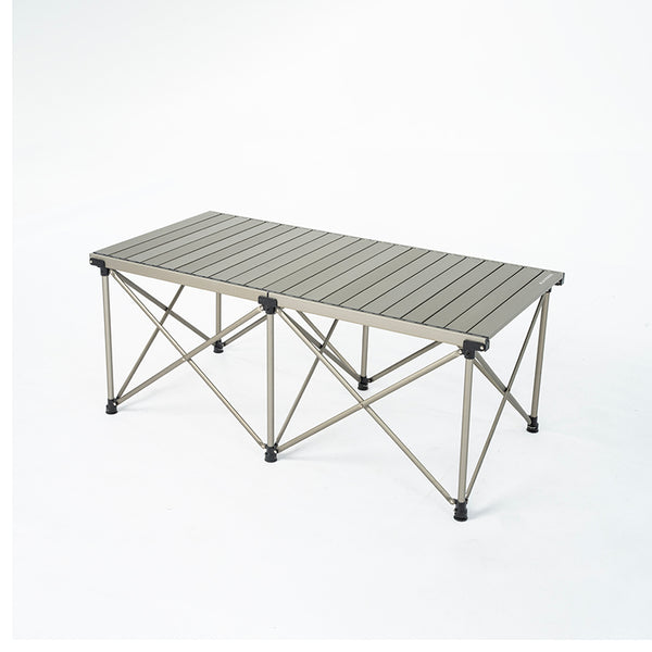 Aluminum Alloy Egg Roll Table Gray Max